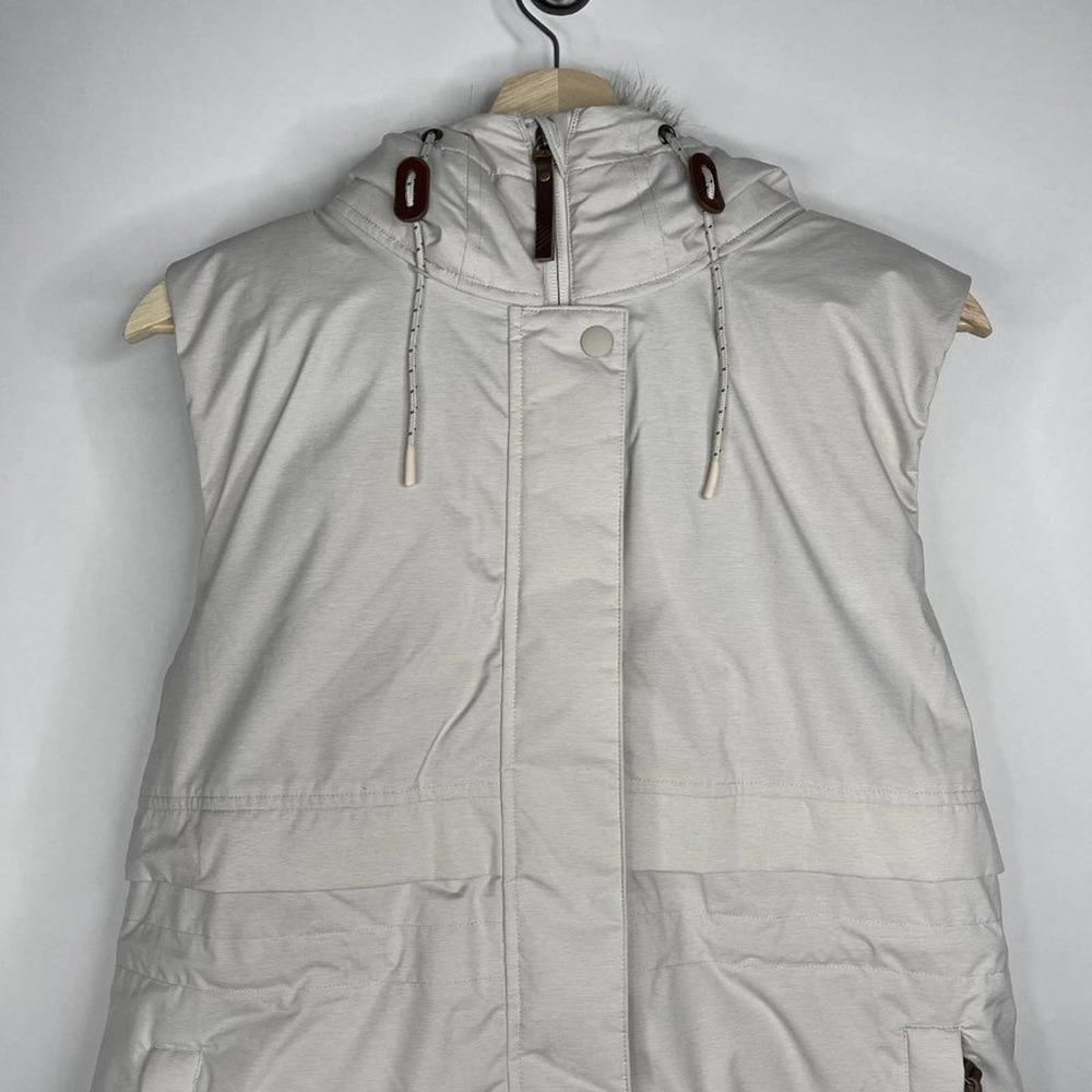 NWT prAna Banajaara Vest Medium Pebble Grey Heather XS #A1087 - Picture 3 of 15